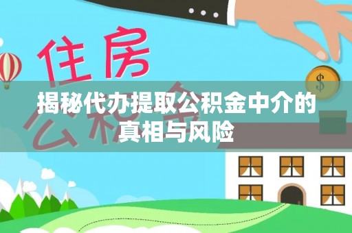 巴马揭秘代办提取公积金中介的真相与风险