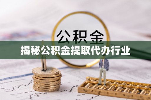 巴马揭秘公积金提取代办行业