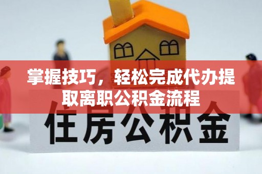 巴马掌握技巧，轻松完成代办提取离职公积金流程