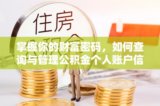 巴马掌握你的财富密码，如何查询与管理公积金个人账户信息