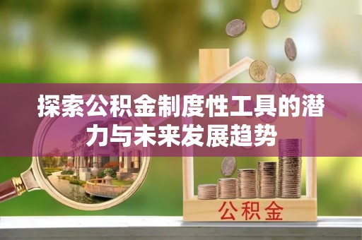 巴马探索公积金制度性工具的潜力与未来发展趋势